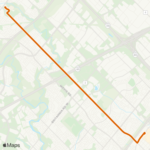 MiWay McLaughlin map