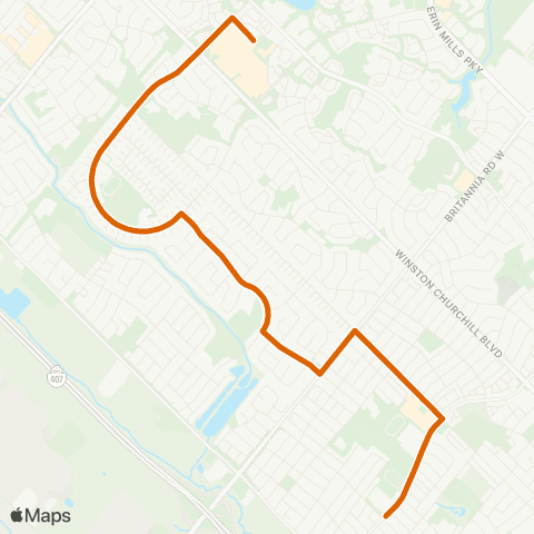 MiWay Joan of Arc SS map