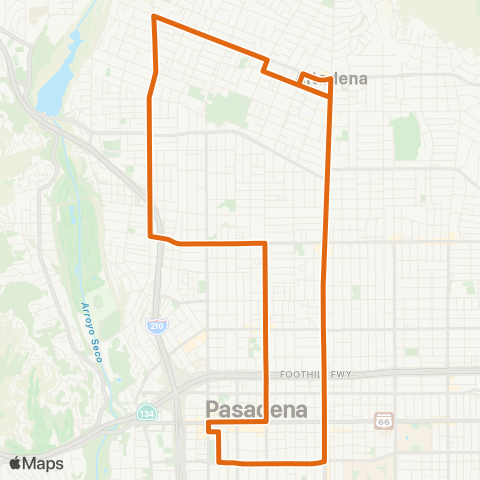 Metro Local Line map