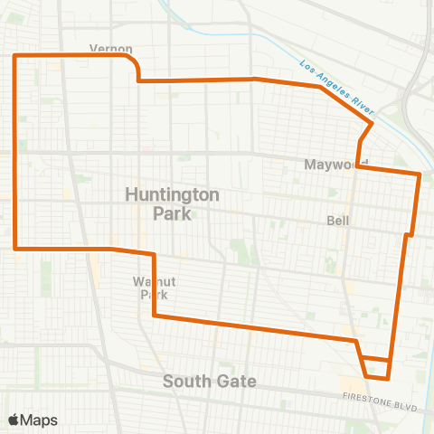 Metro Local Line map