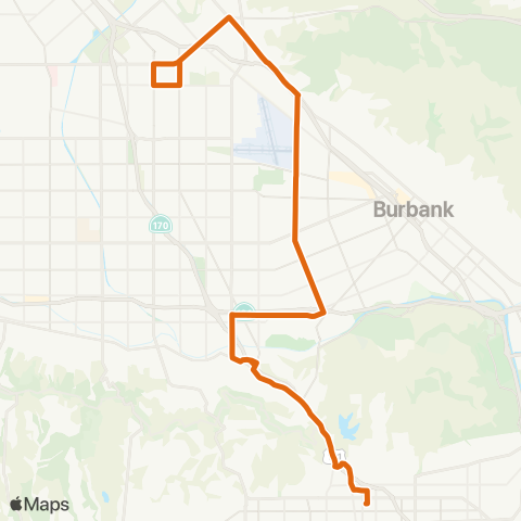 Metro Local Line map