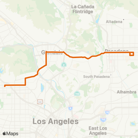 Metro Local Line map
