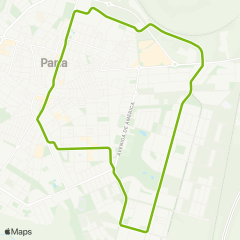 Metro Ligero Tranvía Parla map