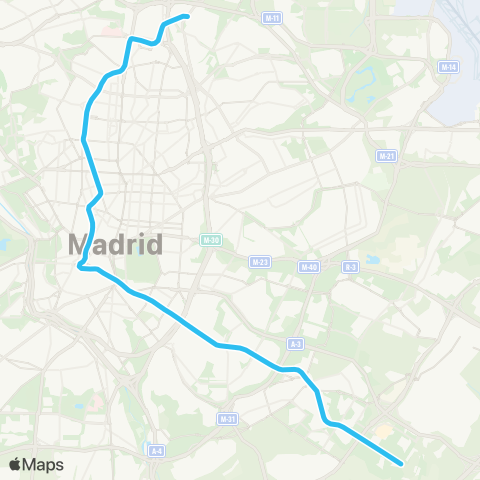 Metro Pinar de Chamartín-Valdecarros map