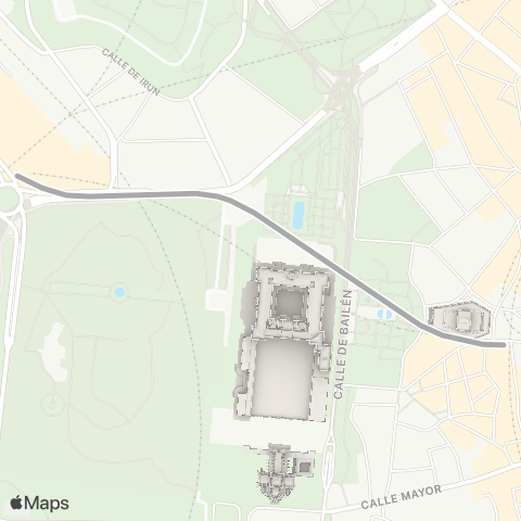 Metro Opera-Príncipe Pío map