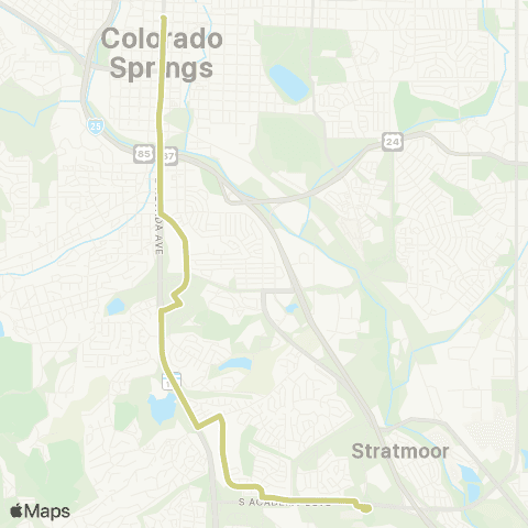 Mountain Metro Hwy 115 / PPSC map