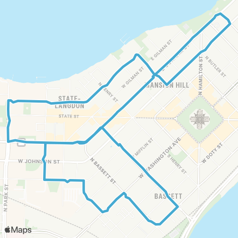 Madison Metro Route 81 map