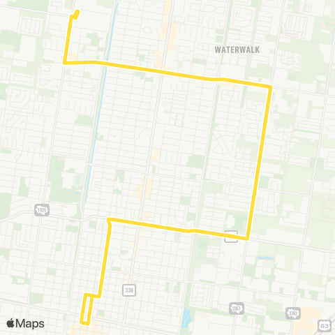 Metro McAllen Route 6 map