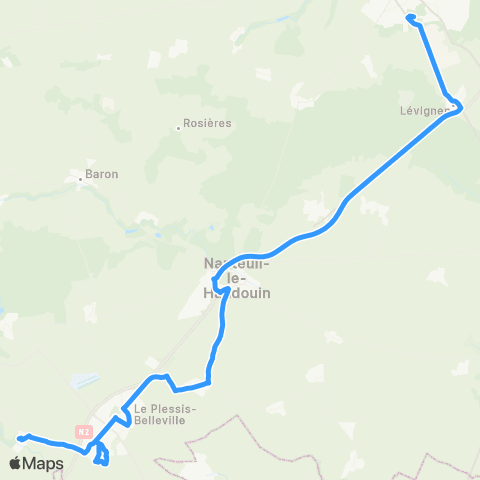 Mobi Ève - Crépy-en-Valois map