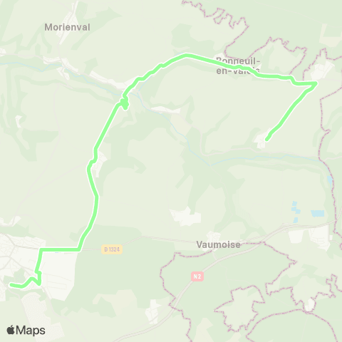 Mobi Éméville - Crépy-en-Valois map