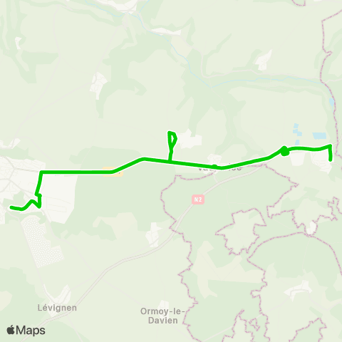 Mobi Vauciennes - Crépy-en-Valois map