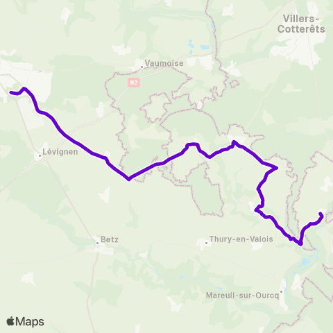 Mobi Marolles - Crépy-en-Valois map