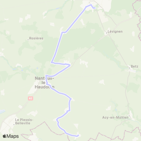 Mobi Brégy - Crépy-en-Valois map