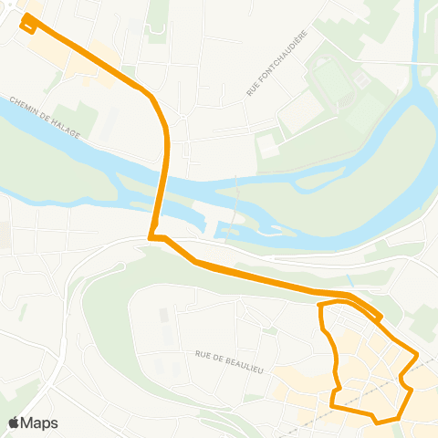 Möbius St-Cybard > Centre-ville > St-Cybard map