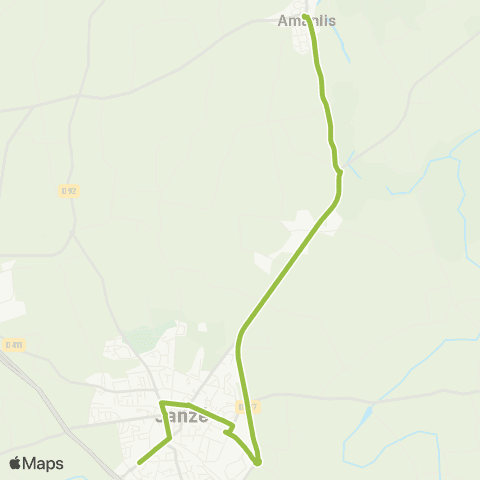 Mobilifées Amanlis Centre - Janzé Route de Bain map