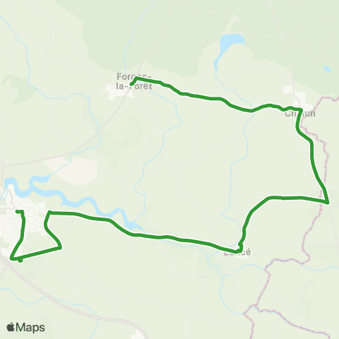 Mobilifées Forges-la-Forêt Plan d'eau - Martigné-Ferchaud Pl. Ste-Anne map