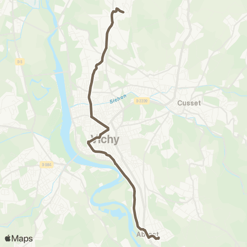 Mobivie Les Arloings / les Guinards - les Bourins / Biernets map