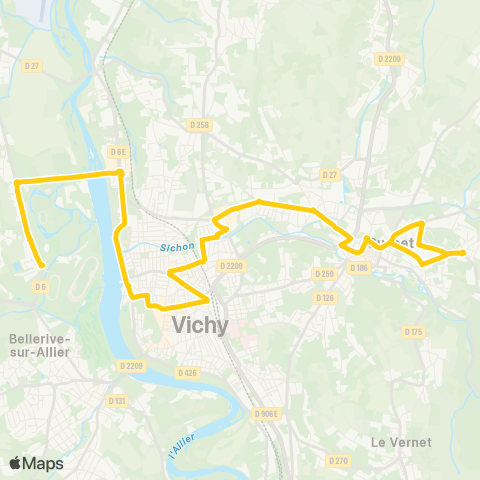 Mobivie Cusset Meunière - Cusset Centre - CREPS map