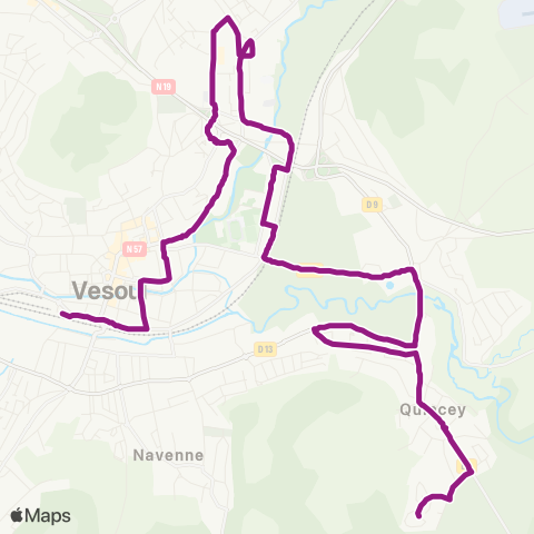 Moova Mobilités PEM <> Quincey Tilleul map