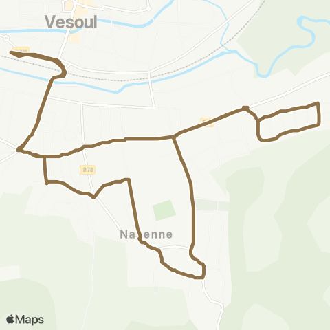 Moova Mobilités PEM <> Navenne Mairie map