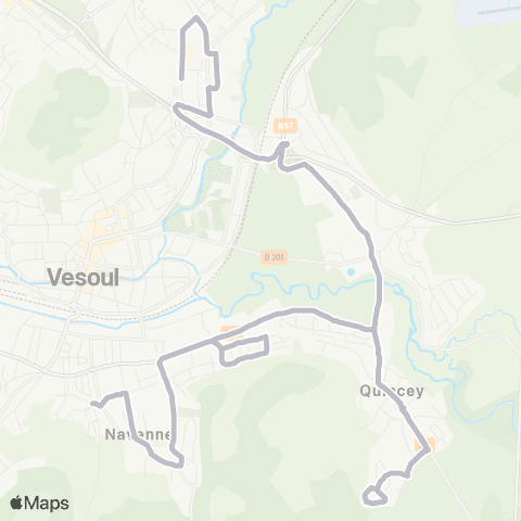 Moova Mobilités Navenne - Vesoul map