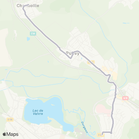 Moova Mobilités Charmoille - Pusey - Vesoul map