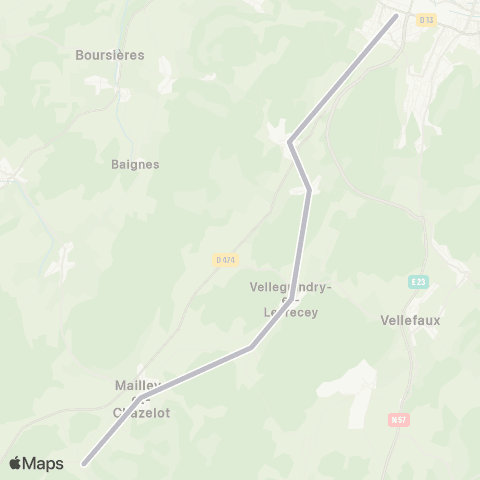 Moova Mobilités Mailley - Andelarrot - Noidans map