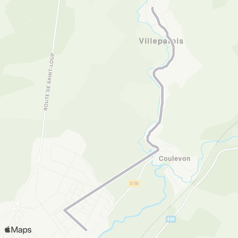 Moova Mobilités Villeparois <> Vesoul Écoles map