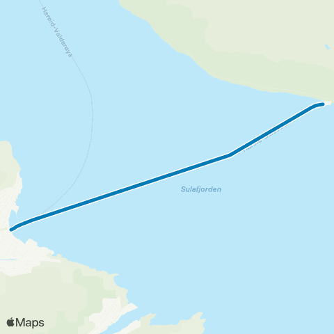 FRAM Hareid - Sulesund map