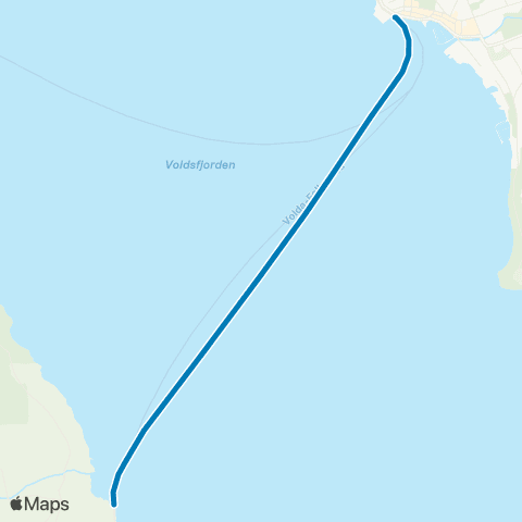 FRAM Folkestad - Volda map