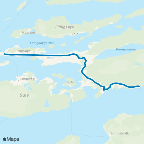 FRAM Nattbuss Lerstad-Magerholm map