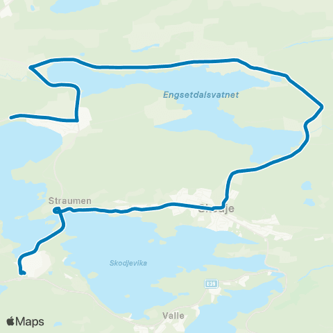 FRAM Skodje-Engsetdalen map