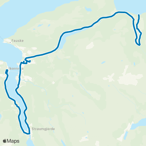FRAM Skoleskyss Skoleruter Sykkylven map