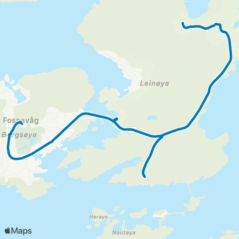 FRAM Fosnavåg-Torvik-Sande map