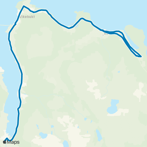 FRAM Skoleskyss Skolerute Vestnes map