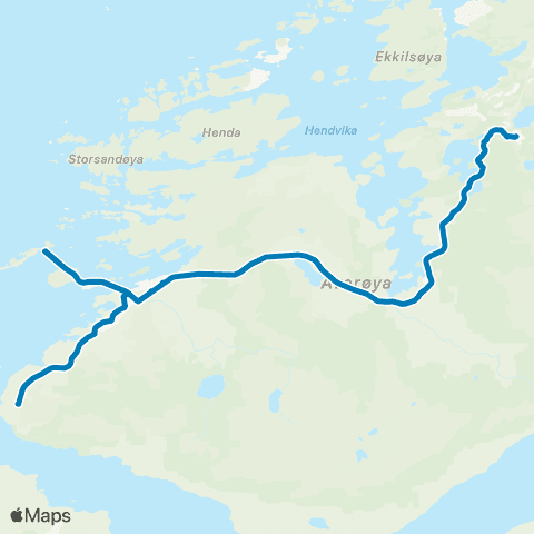 FRAM Skoleskyss Skolerute Averøy map