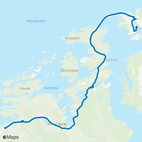 FRAM Kristiansund-Bruhagen-Ba-Kårvåg map