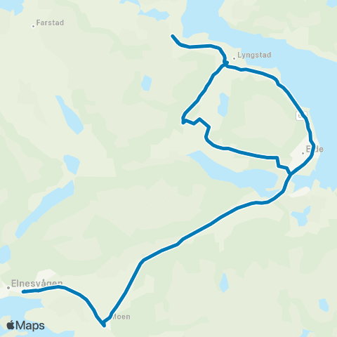 FRAM Skoleskyss Skolerute Eide map