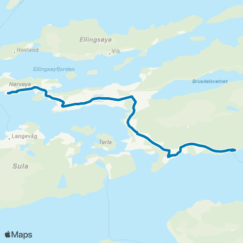 FRAM Skoleskyss Skolerute Ålesund map