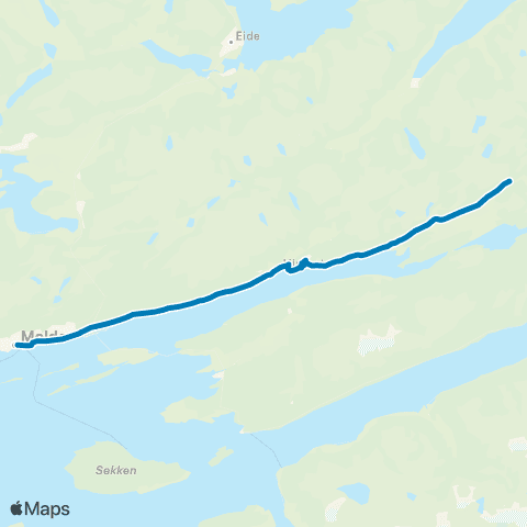 FRAM Hjelset - Kleive map