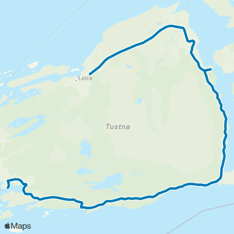 FRAM Tømmervåg-Indresæter-Gullstein map