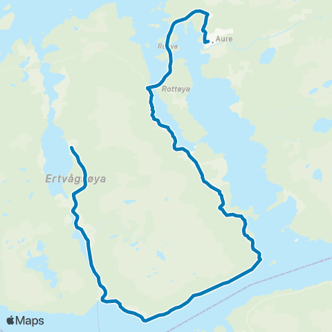 FRAM Ålmo-Mjosundet-Aure map