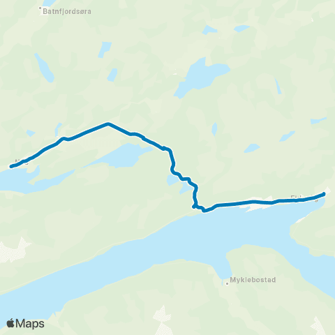 FRAM Skoleskyss Skoleruter Nesset map