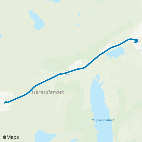 FRAM Skoleskyss Skoleruter Ulstein map