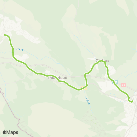 Mouv'enbus Pourrières - Pourcieux - Ollières - St-Maximin-la-Ste-Baume map