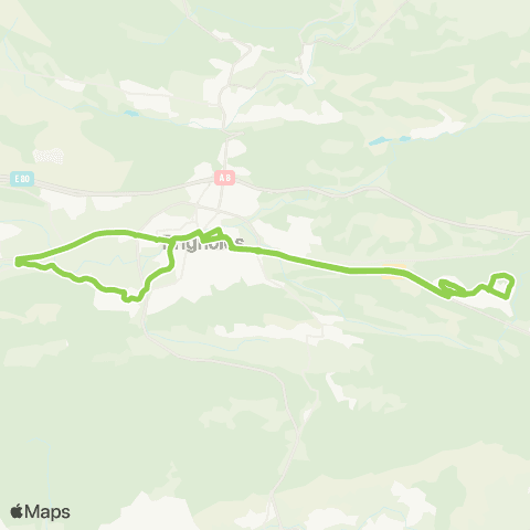 Mouv'enbus Navette Brignoles - Nicopolis map