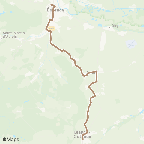 Mouvéo Vertus - Épernay Gare map