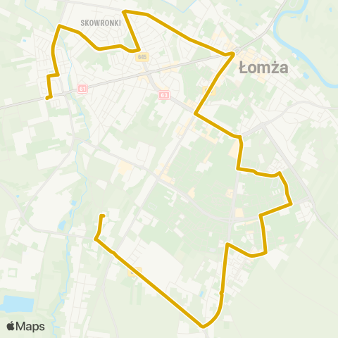 MPK Łomża  map