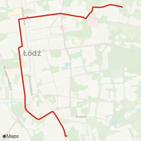 MPK Łódź  map