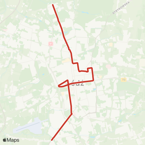 MPK Łódź  map
